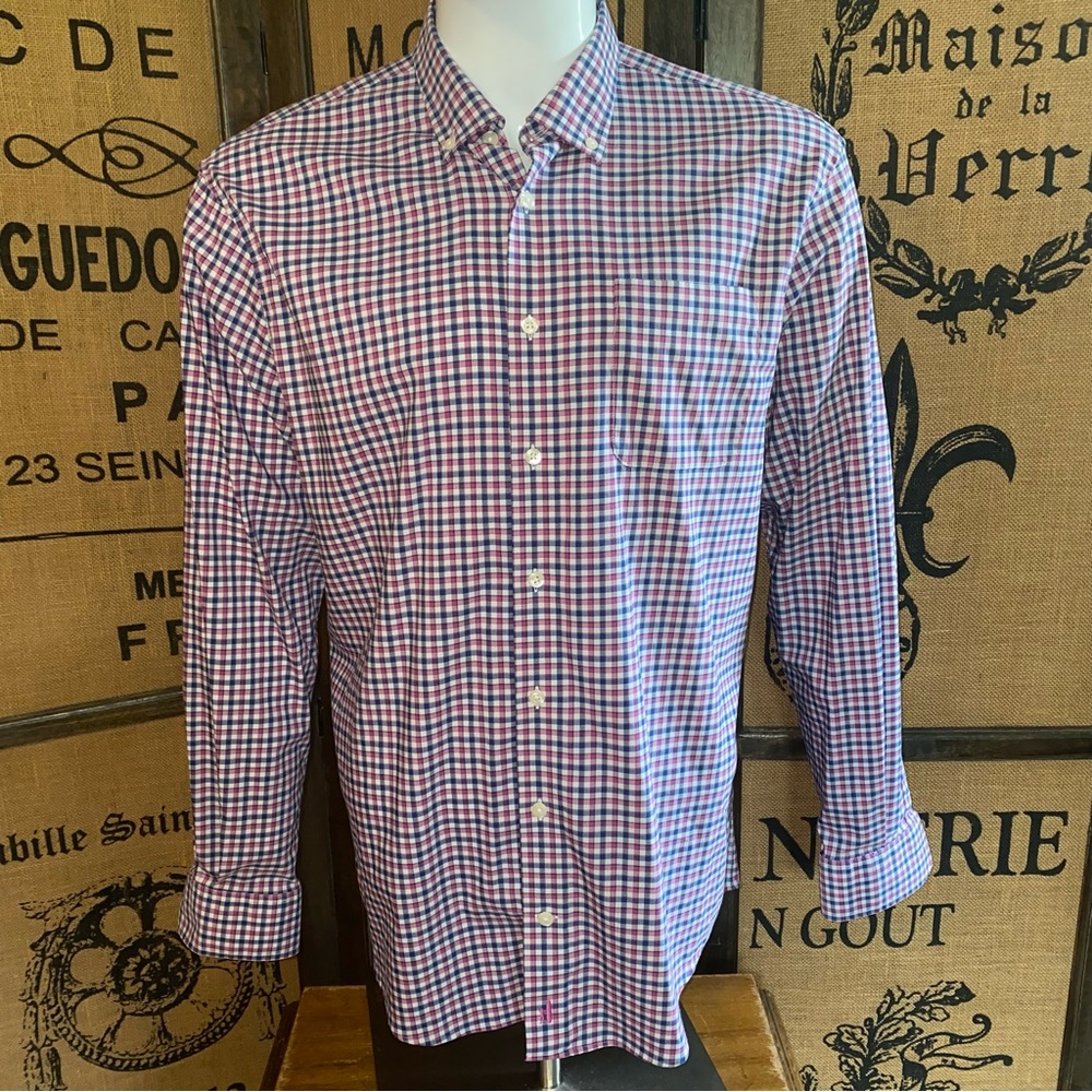 johnnie-O Prep-formance Button Down Shirt, L